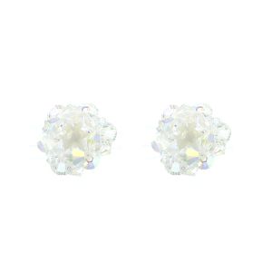Cercei exclusivisti din cristale Swarovski, perle de Mallorca si argint
