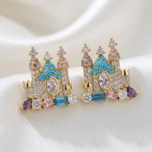 Cercei "Disneyland" din cristale