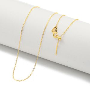 Lant reglabil din argint placat cu 18k