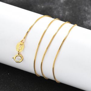Lant fin din argint placat cu 14k