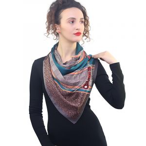 Esarfa Deluxe din matase naturala satinata