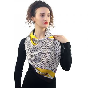 Esarfa Deluxe din matase naturala satinata