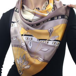 Esarfa Deluxe din matase naturala satinata