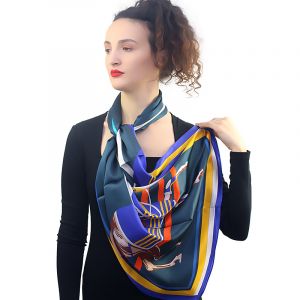 Esarfa Deluxe din matase naturala satinata