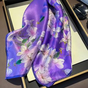 Esarfa Deluxe din matase naturala satinata