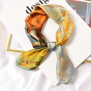 Esarfa Deluxe din matase naturala satinata