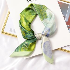 Esarfa Deluxe din matase naturala satinata