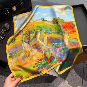 Esarfa Deluxe din matase naturala satinata