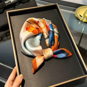 Esarfa Deluxe din matase naturala satinata