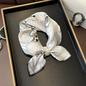 Esarfa Deluxe din matase naturala satinata
