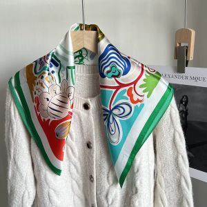 Esarfa Deluxe din matase naturala satinata