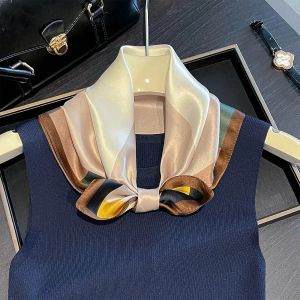 Esarfa Deluxe din matase naturala satinata