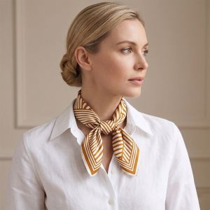 Esarfa Deluxe din matase naturala satinata