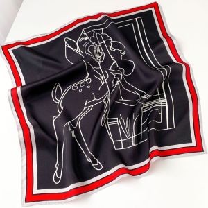 Esarfa Deluxe din matase naturala satinata