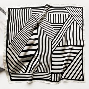 Esarfa Deluxe din matase naturala satinata