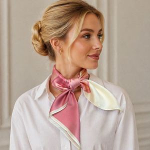 Esarfa Deluxe din matase naturala satinata