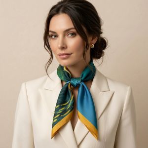 Esarfa Deluxe din matase naturala satinata