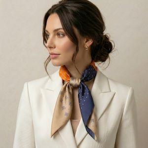 Esarfa Deluxe din matase naturala satinata