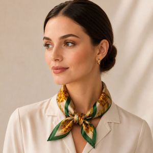 Esarfa Deluxe din matase naturala satinata