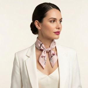 Esarfa Deluxe din matase naturala satinata