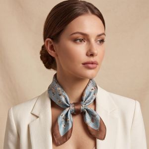 Esarfa Deluxe din matase naturala satinata