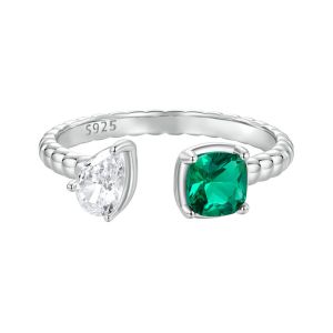 Inel "Royal love" din argint si cristale