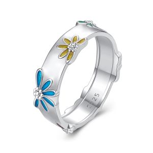 Inel "Daisies" din argint