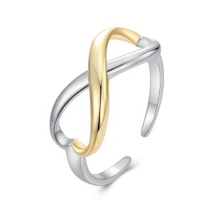 Inel "Infinity Duo" din argint