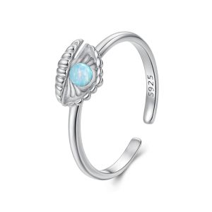 Inel "Opal Shell" din argint