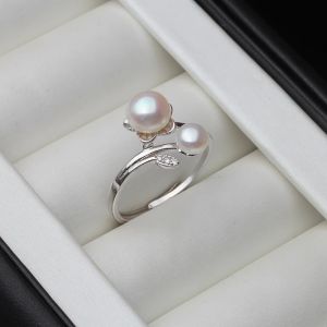 Inel ''Shine On Me'' din argint si perle naturale