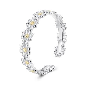 Inel "Silver Daisies" din argint