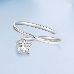 Inel "Falling Star" din argint