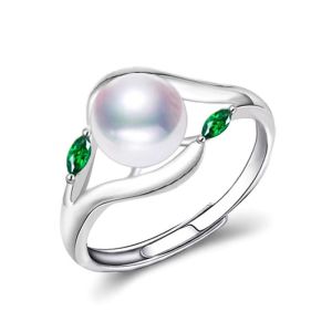 Inel "Pearl Blossom" din argint si perla