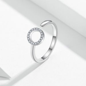 Inel "Crystal Unity" din argint si cristale