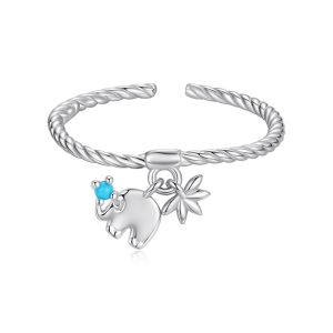 Inel "Baby Elephant" din argint