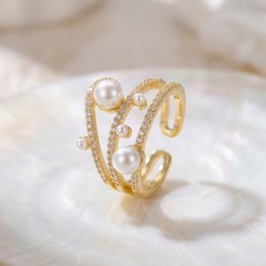 Inel "Bellevue" placat cu aur