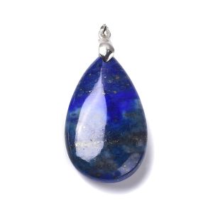 Pandantiv lacrima din lapis lazuli