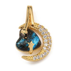 Pandantiv "Night Sky" placat cu aur 18k si cristale