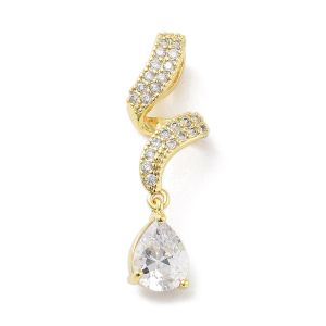 Pandantiv "Elegancia" placat cu aur 18k si cristale