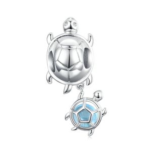 Charm "Turtles" din argint
