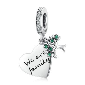 Charm "Family Tree" din argint
