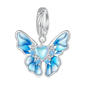 Charm "Morpho" din argint