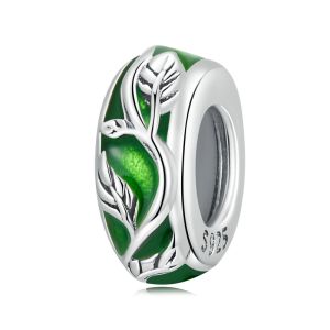 Charm "Leafy" din argint