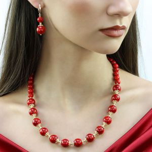 Set "Forever red" din jad rosu