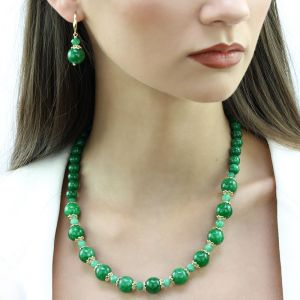 Set "Forever green" din jad verde