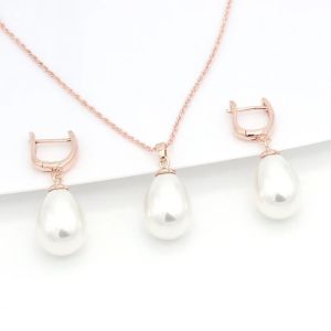 Set "Melany" placat cu aur roz