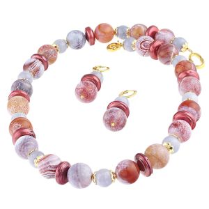 Set "Corsica" din agat si perle naturale