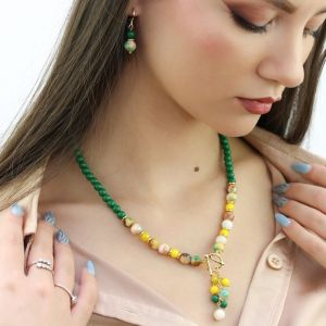 Set "Solar Jade" din jad