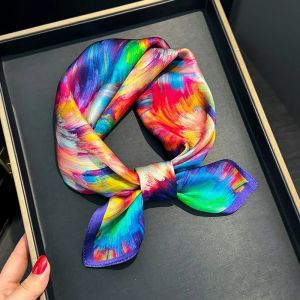 Esarfa Deluxe din matase naturala satinata