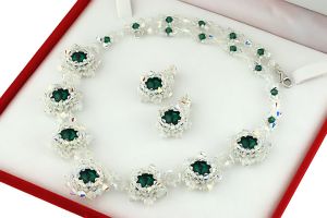 Set exclusivist din cristale Swarovski